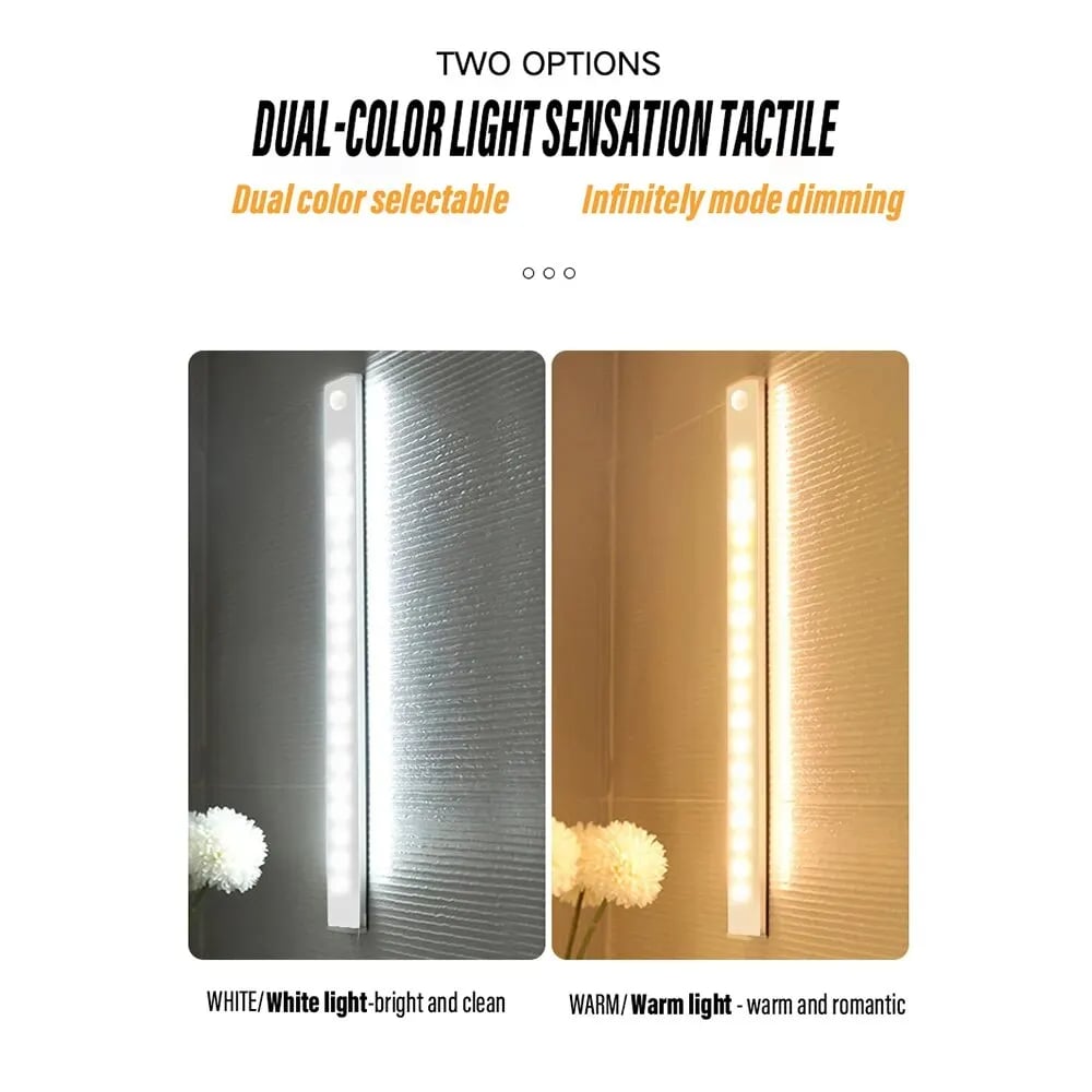 🔥 SISTE DAGS SALG 49% RABATT - 💡 Smarte magnetiske oppladbare LED-lamper med sensor, ingen støt