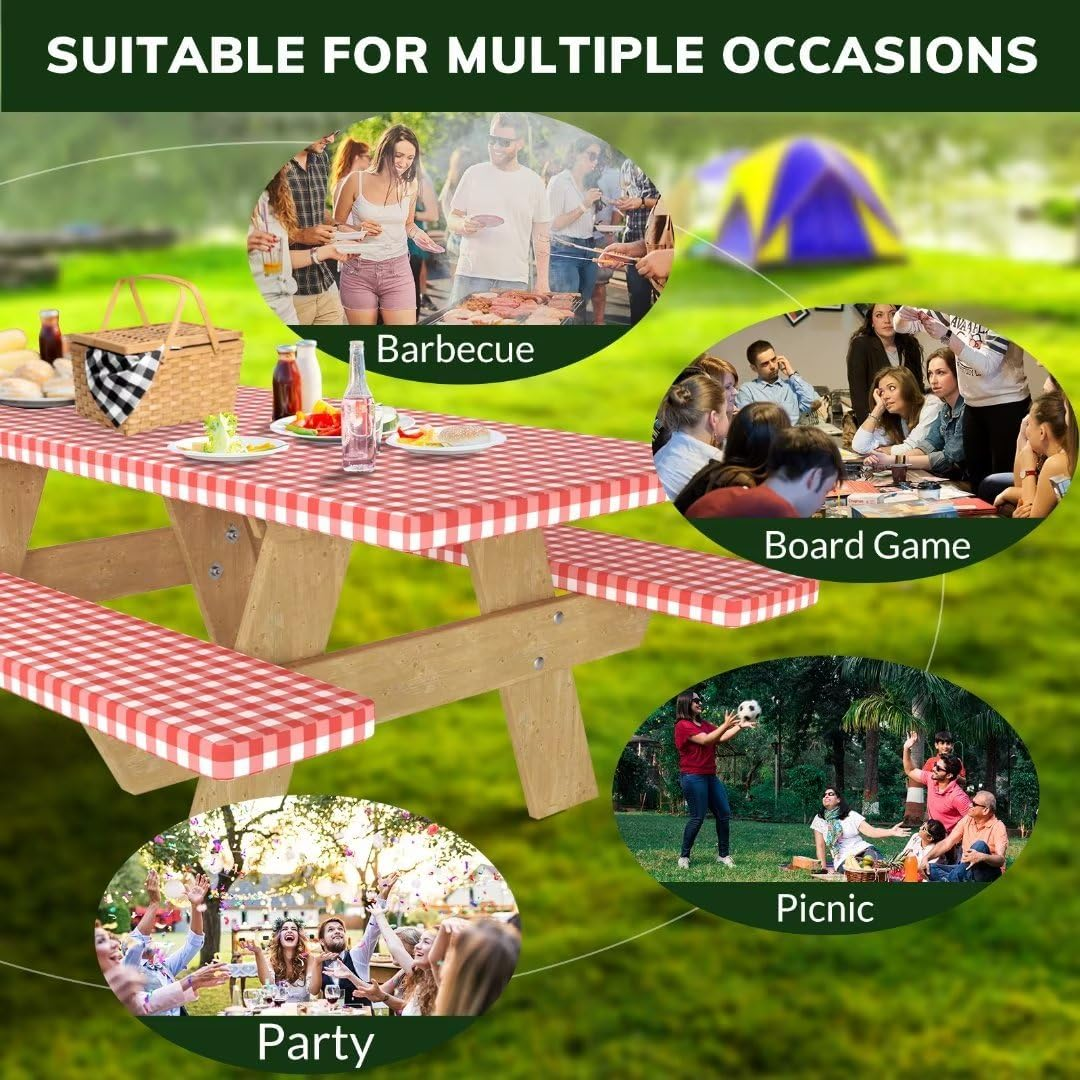 Kit för duk till picknickbord