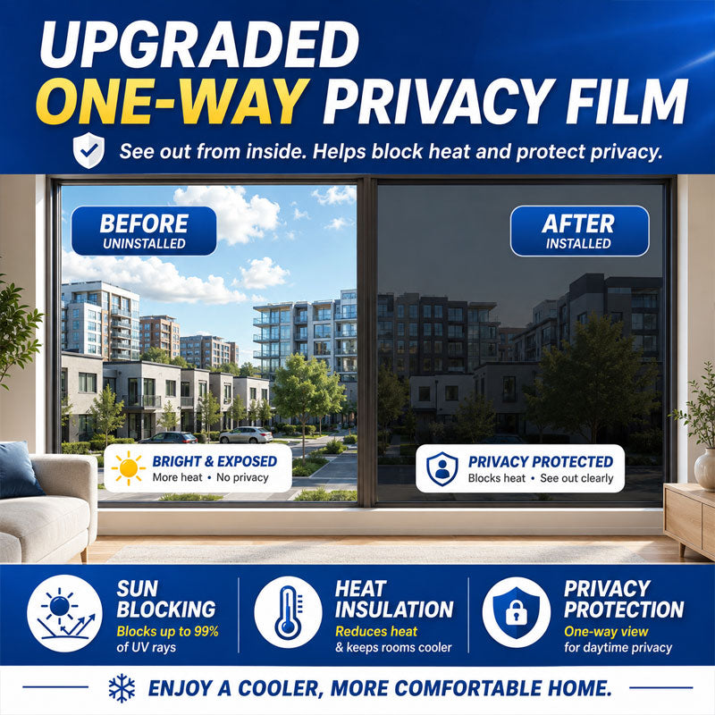 ☀️ Enveis speilfilm for vindusskjerming – varmekontroll og UV-beskyttelse