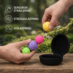 Magnetiska Silikonkulor – Sensorisk Fidgetleksak för Stressavlastning och Avslappning