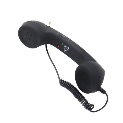 🔥Vintage Retro Telefonhåndtak Mobiltelefonmottaker MIC Mikrofon