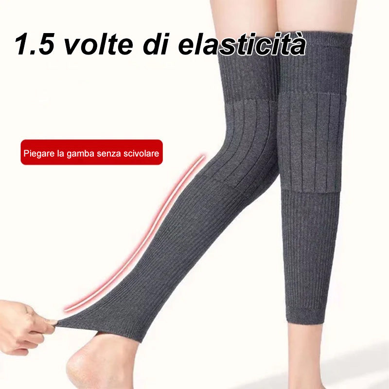 Komfortable og termisk elastiske lange knebeskyttere