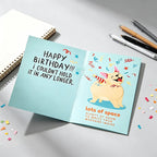 Farting Dog Birthday Card