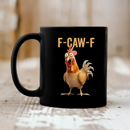 🏆Flash Sale⚡ Över 50 000 sålda! Nästan slut-💥F-Caw-F Rolig kycklingmugg