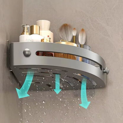 🔥 36 % RABATT – Trekantet hjørnehylle til badet