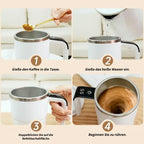 ✨Selvrørende kaffekrus med intelligent temperaturmåling ☕Perfekt gave til kjennere🎁