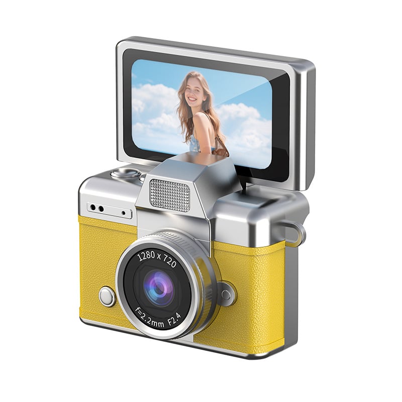 Mini digitalkamera med 1,47-tums LCD-skärm