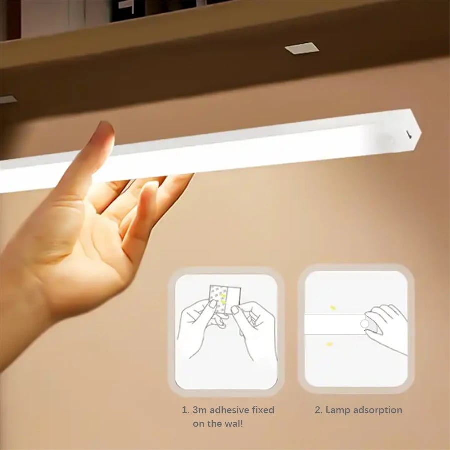 🔥 SISTE DAGS SALG 49% RABATT - 💡 Smarte magnetiske oppladbare LED-lamper med sensor, ingen støt