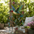 🔥Siste dag 49 % RABATT - 🐦🎐Elegant vindklokke med kolibri