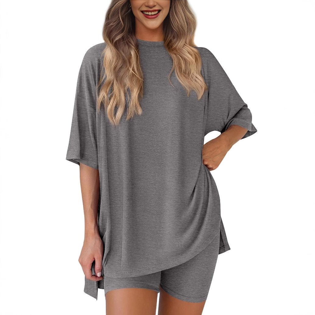 2026 Dame Sommer Uformell Løs Todelt Uformell Dress