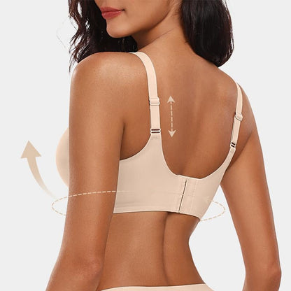 💖Sömlös Push-up-bh Med Vågig Kant