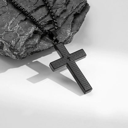 【🔥Kjøp 1 få 1 gratis】🙏Halskjede med kors i form av Herrens bønn
