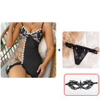🥳2026 VARMT SALG🥳💞50 000+ SOLGT!💥👗🎀 50 % RABATT! Erotisk blonde-nattkjole – Gjennomsiktig, trykt blonde, dyp V-hals. Justerbare stropper for komfortabel passform. Legg til et snev av romantikk til kvelden din. 🌙✨