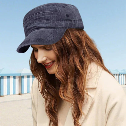 En trendy, komfortabel og luftig flat top cap