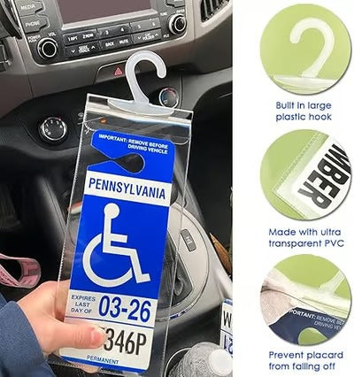 🔥🚗 Parkeringskortholder for handikappede