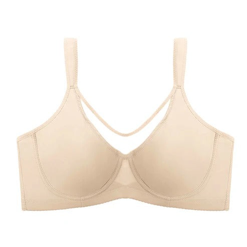 Elegant, genomskinlig, heltäckande plus size-bh för kvinnor