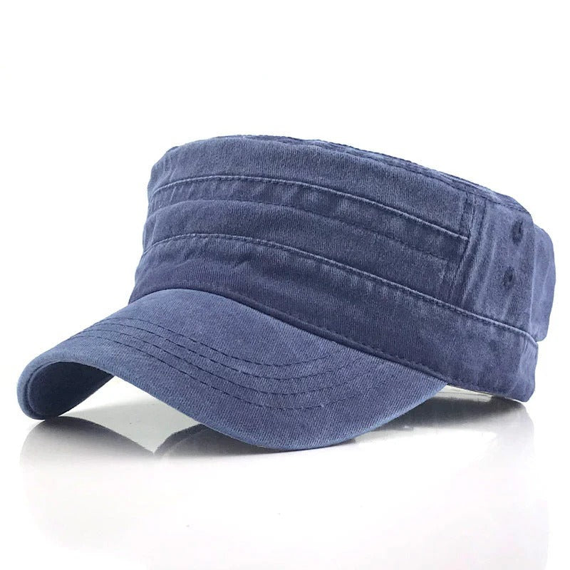 En trendy, komfortabel og luftig flat top cap