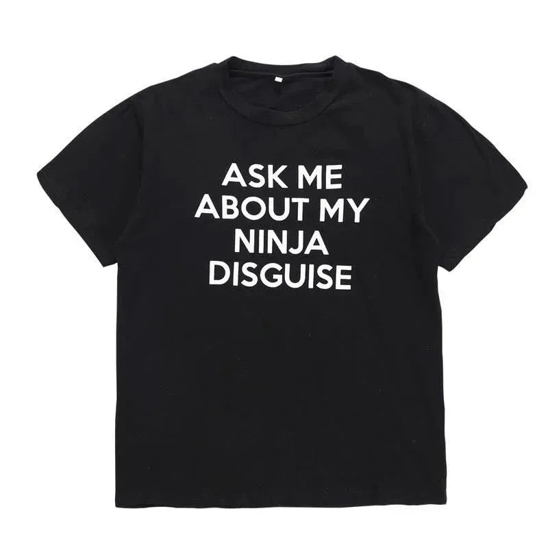🔥🤣Ninja Disguise T-skjorte