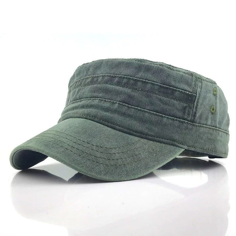 En trendy, komfortabel og luftig flat top cap