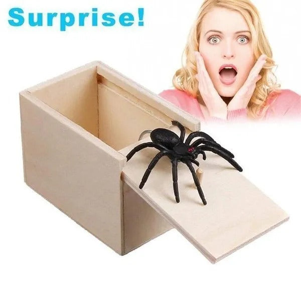 Supermorsom spøk-gaveeske med edderkopp 🎁 Spesielle gaver til venner/familie!