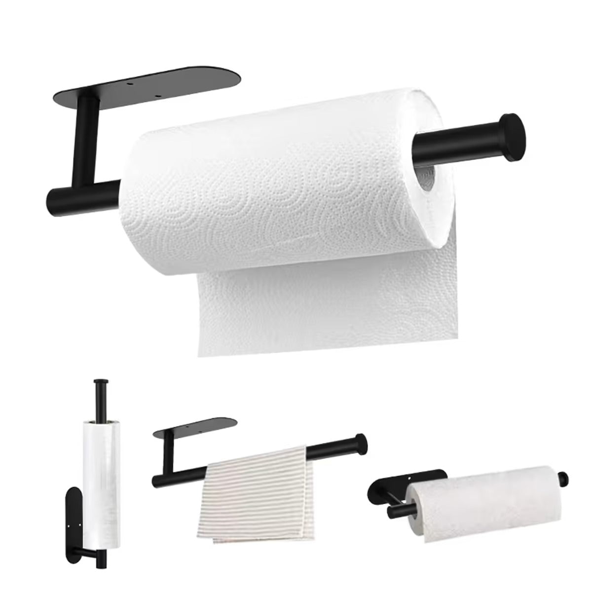 🧻Papirhåndkleholder under skapet – Rydd opp kjøkkenbenken på sekunder ✨