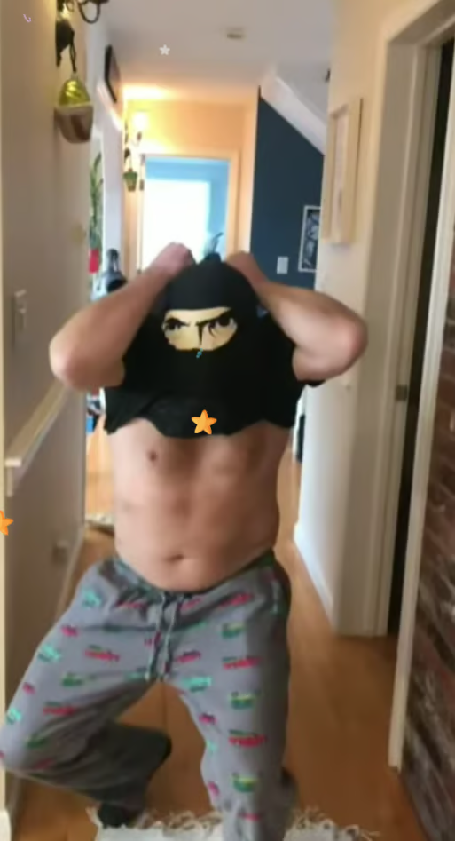 🔥🤣Ninja Disguise T-skjorte