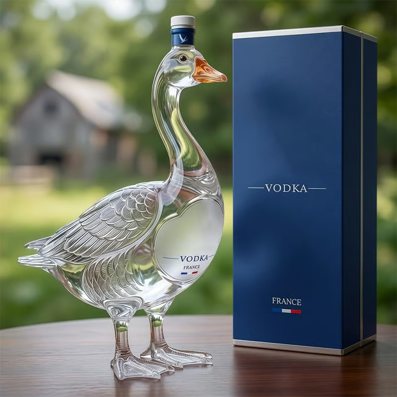 Vodka 3D-skulpturert gåseflaske-🌸 3 % rabattkode: FEN3