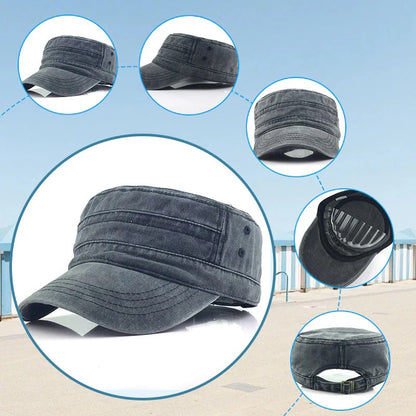En trendy, komfortabel og luftig flat top cap