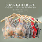 🎁 Super gather bra | Ice Silk Lace Cooling Comfort Bra