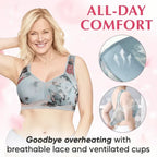 🎁 Super gather bra | Ice Silk Lace Cooling Comfort Bra