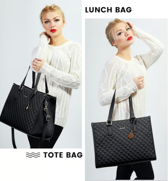 🔥3-i-1 lunsjveske for kvinner🎁Bær dagen med stil – varme måltider, trygg teknologi, ingen kompromisser! ✨