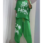 "49% REA - SLUTAR SNART! ⏳Damernas avslappnade lösa tvådelade T-shirt- och byxuppsättning