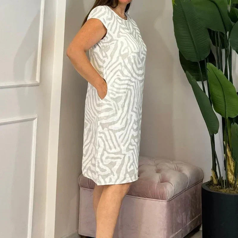🔥🎁Nyhet 🔥✨2026 Ny Boho Vintage Casual Klänning med tryck💃