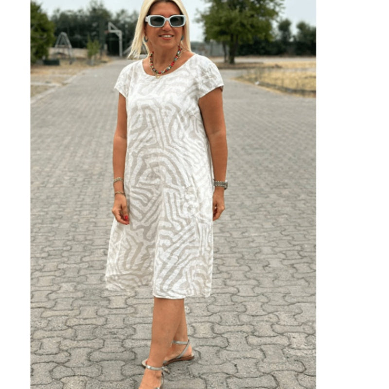 🔥🎁Nyhet 🔥✨2026 Ny Boho Vintage Casual Klänning med tryck💃
