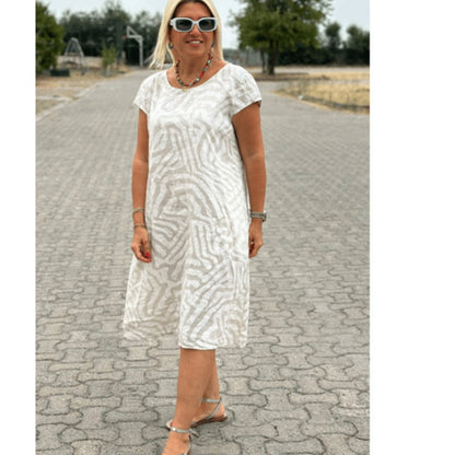 🔥🎁Nyhet 🔥✨2026 Ny Boho Vintage Casual Klänning med tryck💃