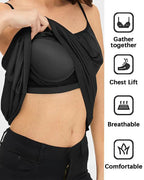 Lös Passform Tanktop med Inbyggd BH