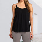 Lös Passform Tanktop med Inbyggd BH