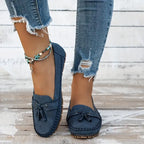 🔥Senaste dagskampanj 49% rabatt - Bekväma mjuka loafers för kvinnor i vintage stil med rosett