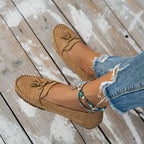 🔥Senaste dagskampanj 49% rabatt - Bekväma mjuka loafers för kvinnor i vintage stil med rosett
