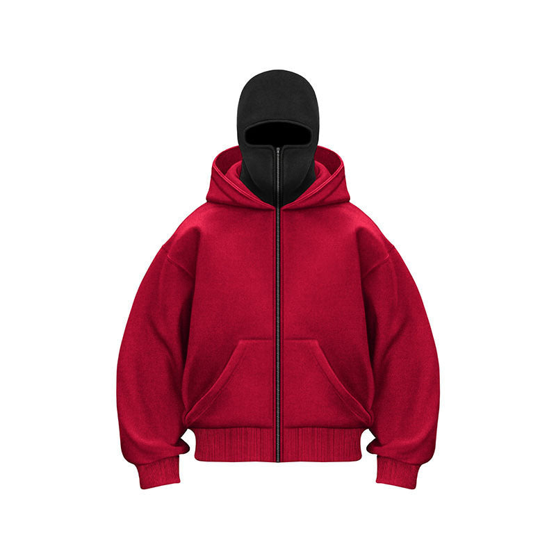 🔥50% rabatt👁️‍🗨️Ninja-hoodie med dragkedja för män och kvinno
