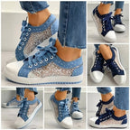 (köp 2 gratis frakt)Ladies Casual Flat Round Toe Lace Up Low Top Skor