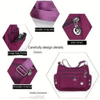 Nylon Axelväska För Kvinnor/Nylon shoulder bag for women