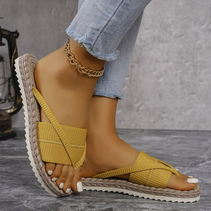 Komfortable sommerflip-flops for kvinner