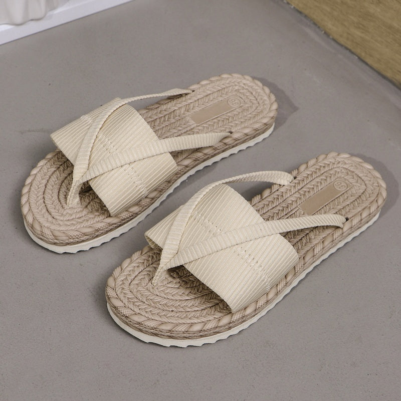 Komfortable sommerflip-flops for kvinner