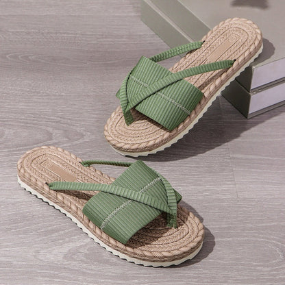 Komfortable sommerflip-flops for kvinner