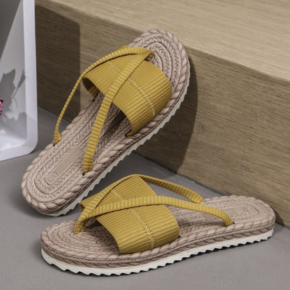 Komfortable sommerflip-flops for kvinner