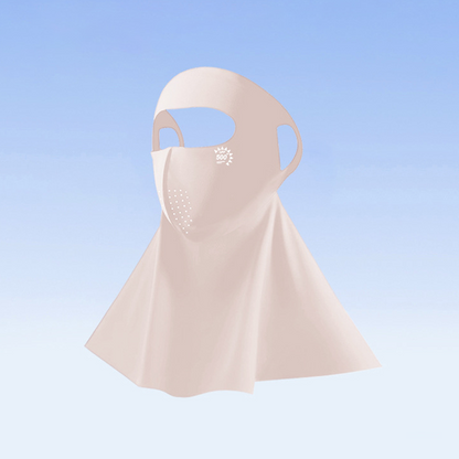☀️Andningsbar och svalkande helmask med solskydd för ansiktet och halsen