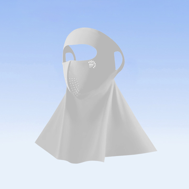 ☀️Andningsbar och svalkande helmask med solskydd för ansiktet och halsen
