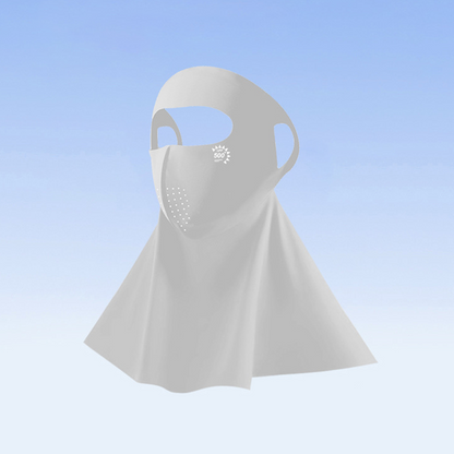 ☀️Andningsbar och svalkande helmask med solskydd för ansiktet och halsen