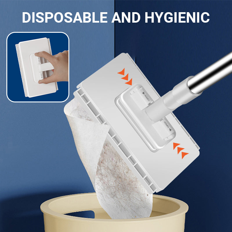 ⌛50% off clearance for a limited time!!!!🔥Dammopp för engångsbruk med 4 återanvändbara dukar